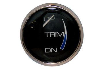 Image of Faria Beede Instruments Black 2" Trim Gauge Mercury / Mariner / Mercruiser / Volvo DP / Yamaha-2001 and newer Chesapeake 54632