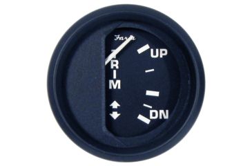 Image of Faria Beede Instruments Black 2" Trim Gauge Mercury / Mariner / Mercruiser / Volvo DP / Yamaha-2001 and newer Euro 54694