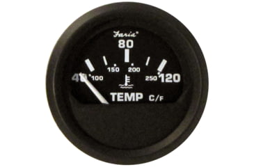 Image of Faria Beede Instruments Euro Water Temperature Gauge 40 120C, Metric 2in, 12814