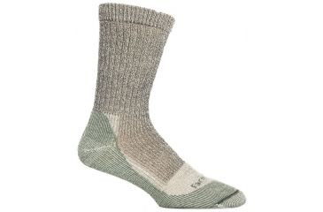 Image of Farm To Feet Boulder Light Weight Crew Sock - Men's-Black/Sycamore-Large