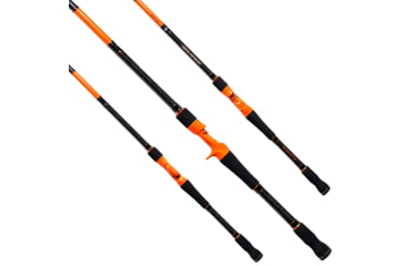 Image of Favorite Fishing Balance Casting Rod, Medium, 6ft 10in, Orange/Black, BBLNC-6101M