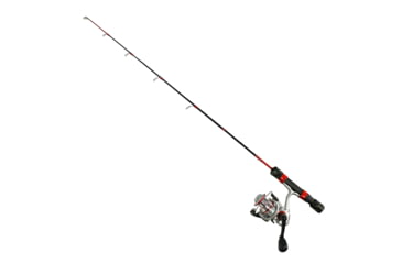 Image of Favorite Fishing Army Ice Rod Combo, 32in, Medium Heavy, Black/Red, ARICE-321MH