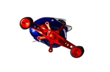 Image of Favorite Fishing Defender Casting Reel, 100, RTL, 5+1BB, Red//White/Blue, DFR100HGL-RTL