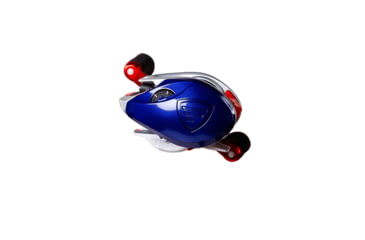 Image of Favorite Fishing Defender Casting Reel, 100, RTL, 5+1BB, Red//White/Blue, DFR100HGL-RTL