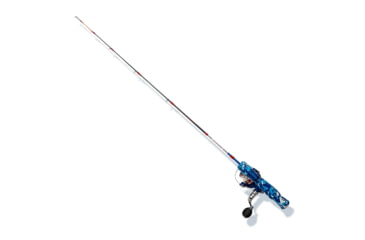 Image of Favorite Fishing Defender Ice Rod Combo, 28in, Medium Light, Red/White/Blue, DFICE-281ML