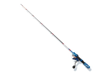 Image of Favorite Fishing Defender Ice Rod Combo, 32in, Medium Heavy, Red/White/Blue, DFICE-321MH