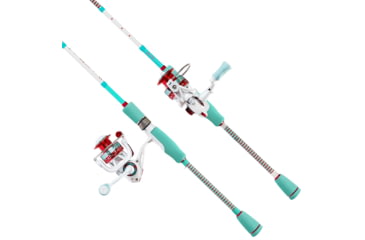 Image of Favorite Fishing Shay Bird Spinning Combo, 7ft 1in, Medium Heavy, White/Teal, SBR-711MH20