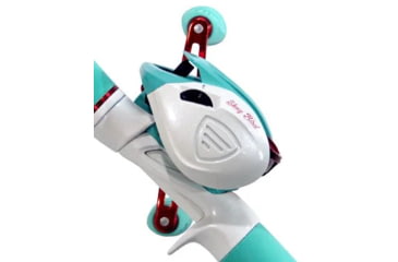 Image of Favorite Fishing ShayBird Casting Reel Retail Packaging, 100, Right Hand, White/Teal, SBR100NGR-RTL