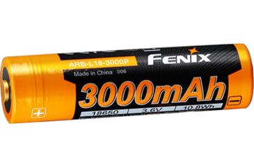 Image of Fenix 18650 Rechargeable Battery, 3000mAh, ARB-L18-3000P