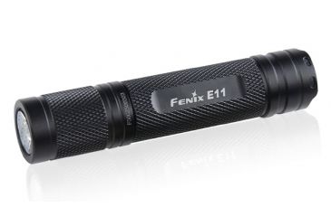 Image of Fenix E11 115 Lumens Flashlight with Battery, Black, 115 E11R4BK-B