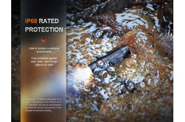 Image of Fenix E18R V2.0 Rechargeable EDC Flashlight, 16340, Luminus SST40 Cool White LED, 1200 Lumens, E18RV2BK