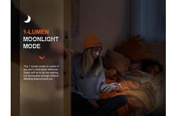 Image of Fenix E18R V2.0 Rechargeable EDC Flashlight, 16340, Luminus SST40 Cool White LED, 1200 Lumens, E18RV2BK