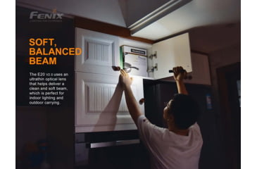 Image of Fenix E20 V 2.0 AA Flashlight, E20V2BK