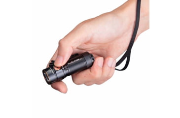 Image of Fenix E18R V2, Flashlight, White LED, 1,200 Lumens, 2.64 Long, Anodized Finish, Black, Includes Rechargeable 16340 and USB Type-C Charging Cable