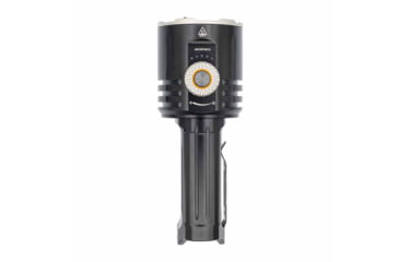Image of Fenix LR35R PRO, Flashlight, White/Red/UV LED, 10,000 Lumens, Anodized Finish, Black, Includes 2-Rechargeable ARB-L21-6000 Batteries and USB Type-C Charging Cable