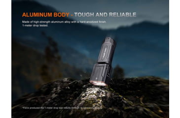 Image of Fenix TK28R, Flashlight, White/Red LED, 6,500 Lumens, Anodized Finish, Black, Includes 2-Rechargeable 18650 Batteries and USB Type-C Charging Cable