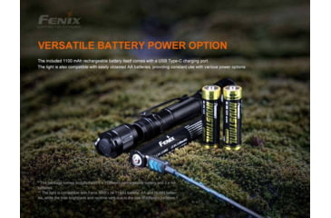 Image of Fenix LD22 V2.0 LED Flashlight, AA, Luminus LED, White, 800 Lumens, LD22V2BK