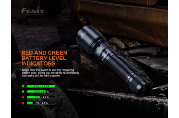 Image of Fenix Lighting C7 Lithium Ion 3000 Lumens Luminus SST70 LED Flashlight, Black, C7STBK