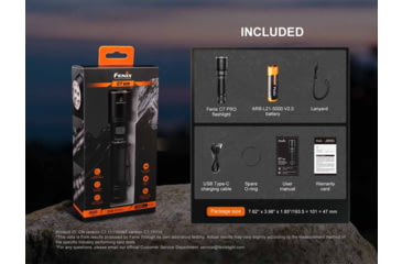 Image of Fenix Lighting C7 Pro Lithium Ion 4600 Lumens LED Flashlight