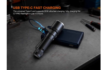 Image of Fenix Lighting C7 Pro Lithium Ion 4600 Lumens LED Flashlight