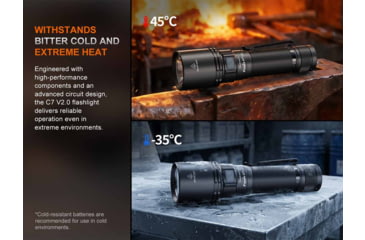 Image of Fenix Lighting C7 V2.0 Lithium Ion 3300 Lumens LED Flashlight