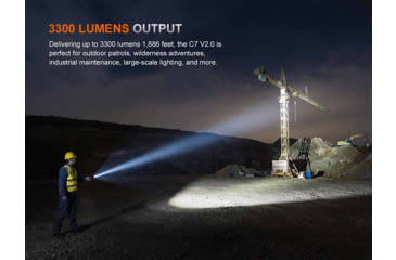 Image of Fenix Lighting C7 V2.0 Lithium Ion 3300 Lumens LED Flashlight