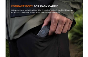 Image of Fenix Lighting E04R Clip On Lithium Ion 300 Lumens LED Flashlight