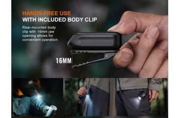 Image of Fenix Lighting E04R Clip On Lithium Ion 300 Lumens LED Flashlight