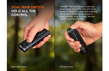 Image of Fenix Lighting E06R PRO RG Lithium Ion 1600 Lumens LED Flashlight