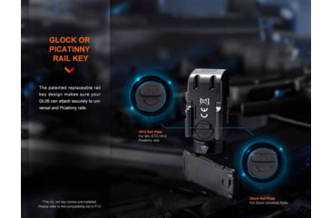 Image of Fenix Lighting GL06-365 Lithium Ion 600 Lumens CREE XPL HI LED Flashlight, Black, GL06SGBK