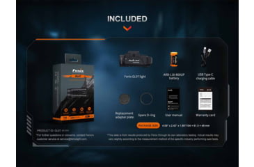Image of Fenix Lighting GL07 Lithium Ion 700 Lumens Luminus SFT12R LED Flashlight, Black, GL07SFBK