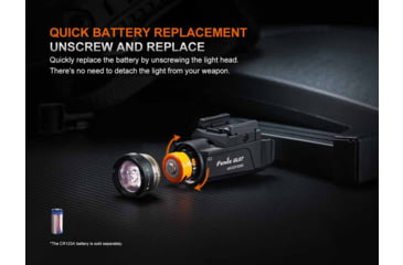 Image of Fenix Lighting GL07 Lithium Ion 700 Lumens Luminus SFT12R LED Flashlight, Black, GL07SFBK