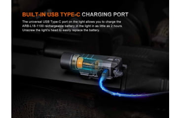 Image of Fenix Lighting GL19R V2.0 Lithium Ion 1200 Lumens Flashlight