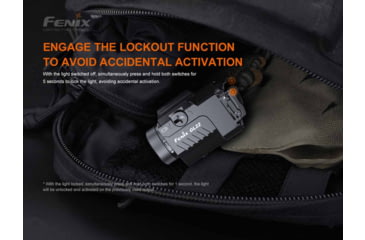Image of Fenix Lighting GL22 Lithium Ion 750 Lumens Luminus LED Flashlight, Black, GL22LSBK