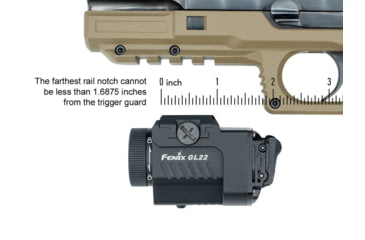Image of Fenix Lighting GL22 Lithium Ion 750 Lumens Luminus LED Flashlight, Black, GL22LSBK
