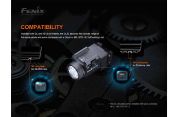 Image of Fenix Lighting GL22 Lithium Ion 750 Lumens Luminus LED Flashlight, Black, GL22LSBK