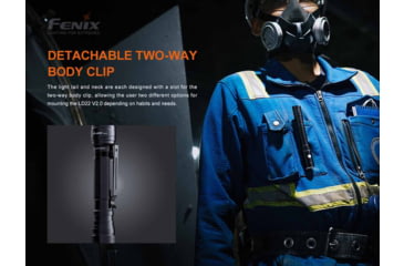 Image of Fenix Lighting LD22 V2.0 800 Lumens Luminus SST20 WXS LED Flashlight, Black, LD22V2BK