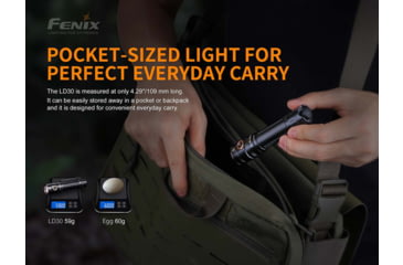 Image of Fenix Lighting LD30 Lithium Ion 1600 Lumens Flashlight