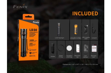 Image of Fenix Lighting LD30 Lithium Ion 1600 Lumens Flashlight