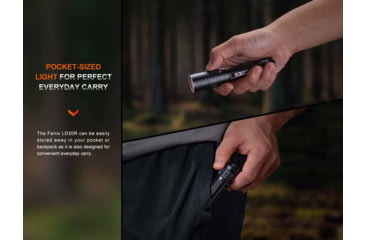 Image of Fenix Lighting LD30R Lithium Ion 1700 Lumens Luminus SST40 LED Flashlight, Black, LD30RXBK