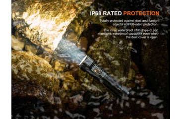 Image of Fenix Lighting LD36R Lithium Ion 3600 Lumens Luminus SFT25R Gen2 LED, RGB LED Flashlight, Black, LD36RSBK