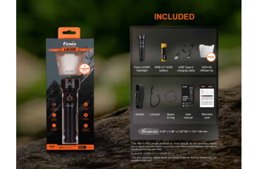 Image of Fenix Lighting LD36R Lithium Ion 3600 Lumens Luminus SFT25R Gen2 LED, RGB LED Flashlight, Black, LD36RSBK