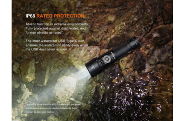 Image of Fenix Lighting LD45R Lithium Ion 2800 Lumens Luminus SFT70 LED Flashlight, Black, LD45RXBK