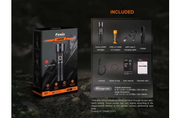 Image of Fenix Lighting LD45R Lithium Ion 2800 Lumens Luminus SFT70 LED Flashlight, Black, LD45RXBK