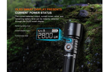 Image of Fenix Lighting LD45R Lithium Ion 2800 Lumens Luminus SFT70 LED Flashlight, Black, LD45RXBK