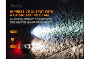 Image of Fenix Lighting LR50R Lithium Ion 12000 Lumens Flashlight