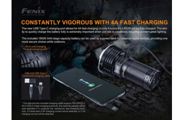 Image of Fenix Lighting LR50R Lithium Ion 12000 Lumens Flashlight