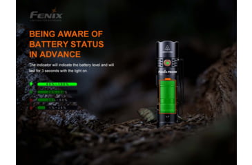 Image of Fenix Lighting PD25R 800 Lumens Luminus SST20 LED Flashlight, Black, PD25RSTBK