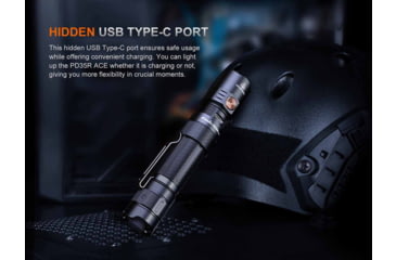 Image of Fenix Lighting PD35R ACE Lithium Ion 2000 Lumens Flashlight