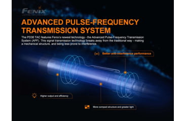 Image of Fenix Lighting PD36 TAC Lithium Ion 3000 Lumens Luminus SST70 LED Flashlight, Black, PD36TCBK